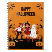 Spooky Halloween – Pumpkin, Ghost & ノートブック (正面)