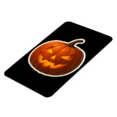 Spooky Halloween Pumpkin Sticker マグネット (左側)