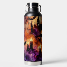 SPOOKY  HALLOWEEN SKULL CANDLES BATS & SPIDERS ウォーターボトル