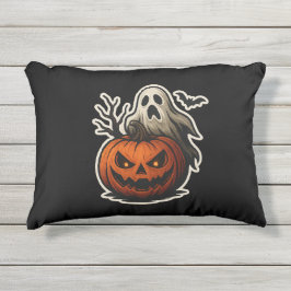 Spooky Halloween Sticker アウトドアクッション