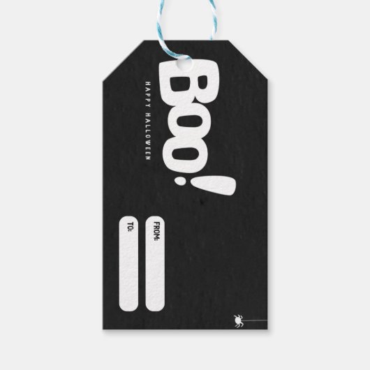 Spooky Halloween Treat Label ギフトタグ (正面)