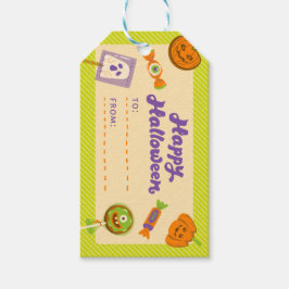 Spooky Halloween Treat Label ギフトタグ