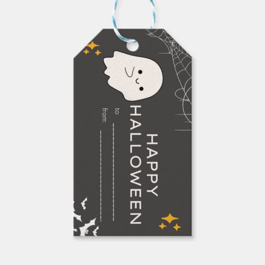 Spooky Halloween Treat Label ギフトタグ (正面)