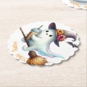 Spooky Happy Halloween ペーパーコースター (アングル)