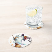 Spooky Happy Halloween ペーパーコースター (インサイチュ)