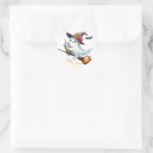 Spooky Happy Halloween ラウンドシール (バッグ)