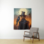 Spooky Haunted Halloween Scare Crow タペストリー (インサイチュ)