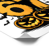 Spooky Haunted Haunted 67 Meme Six Seven 6-7 Funny ポスター (角)