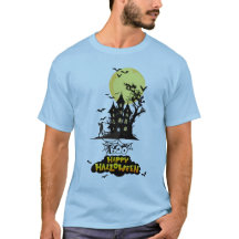 Spooky Haunted House Boo Happy Halloween Design
