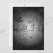 Spooky Haunted House Halloween 招待状 (裏面)