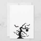 Spooky Hey Boo Kids Halloween Birthday Party 招待状 (裏面)