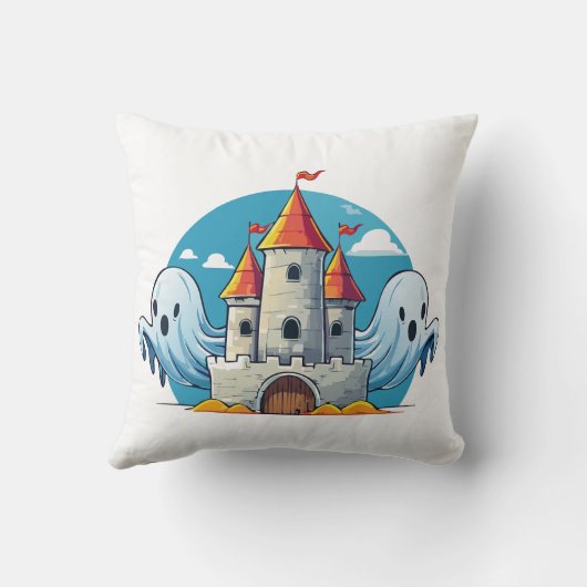 spooky house and ghost クッション (裏面)