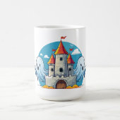 spooky house and ghost コーヒーマグカップ (中央)