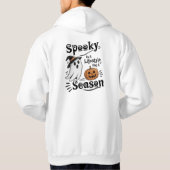 Spooky Is a Lifestyle Not a Season – Halloween Quo パーカ (裏面)