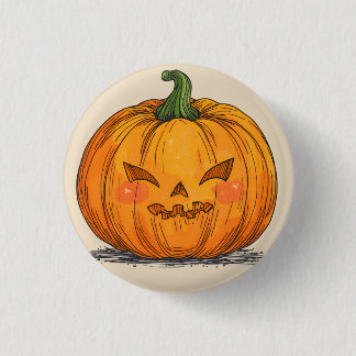 Spooky Jack O' Lantern 缶バッジ