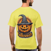 Spooky Jack-O'-Lantern Pumpkin Tシャツ (裏面)