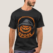 Spooky Jack-O'-Lantern Pumpkin Tシャツ (正面)