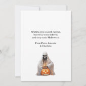 Spooky Jack O’Lanterns Bats Ghost Halloween Card シーズンカード (裏面)