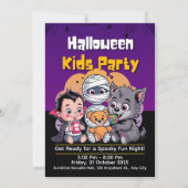 Spooky Kids Halloween Party Invitation 招待状 (裏面)
