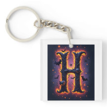 Spooky Letter H Men's Tee Shirt