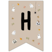 Spooky Little Pumpkin First Birthday バンティングフラッグ (第2の旗)