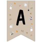 Spooky Little Pumpkin First Birthday バンティングフラッグ (第3の旗)