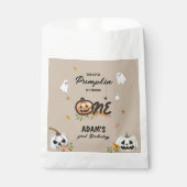Spooky Little Pumpkin First Birthday フェイバーバッグ (正面)