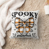 Spooky Mama – Cute Halloween for Moms クッション (ブランケット)