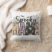 Spooky Mama – Cute Halloween for Moms クッション (ブランケット)