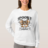 Spooky Mama – Cute Halloween for Moms Tシャツ (正面)