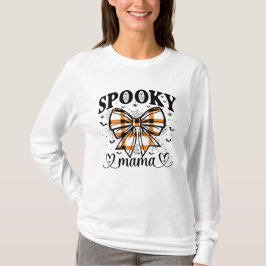 Spooky Mama – Cute Halloween for Moms Tシャツ