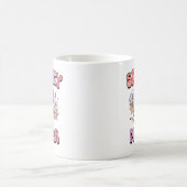 Spooky Mama Funny Halloween Ghost コーヒーマグカップ (中央)