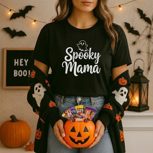 Spooky Mama Halloween Mom Tシャツ