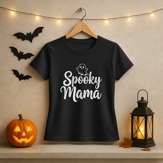 Spooky Mama Halloween Mom Tシャツ