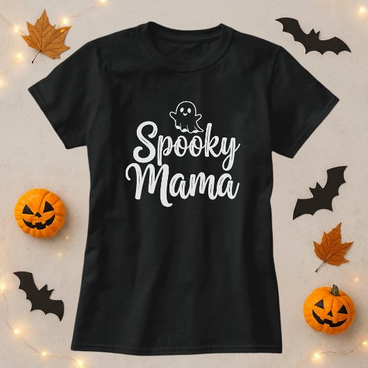 Spooky Mama Halloween Mom Tシャツ