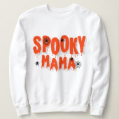 Spooky Mama Halloween sweatshirt, spooky season スウェットシャツ (デザイン正面)