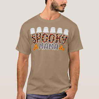 Spooky Mama Scary Halloween Mom Spooky Premium  Tシャツ