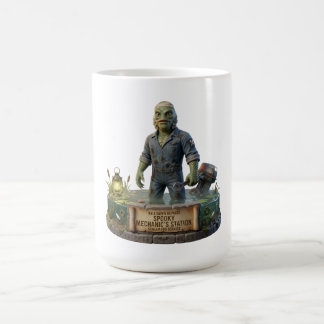 Spooky Mechanic Swamp Creature Funny Halloween Mug コーヒーマグカップ