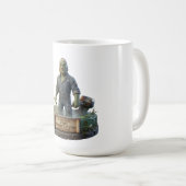Spooky Mechanic Swamp Creature Funny Halloween Mug コーヒーマグカップ (正面右)