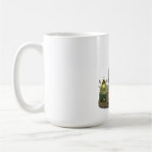 Spooky Mechanic Swamp Creature Funny Halloween Mug コーヒーマグカップ (左)
