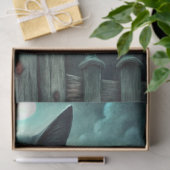 Spooky Moonlit Black Cat Halloween Decoupage 薄葉紙 (ギフト)