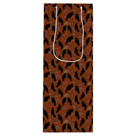 Spooky Moonlit Crows Share Eyeball Snack ワインギフトバッグ