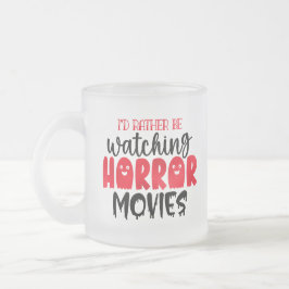 Spooky Mug for Movie Lovers フロストグラスマグカップ