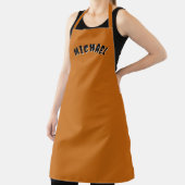 Spooky Name Apron (Dark Orange & Black) エプロン (インサイチュ)