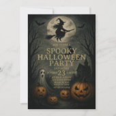 Spooky Night Halloween Costume Party Invitation 招待状 (正面)