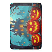 Spooky Night Haunted House Thrills バスマット (正面縦)