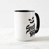 Spooky night Pumpkin face   マグカップ (正面右)