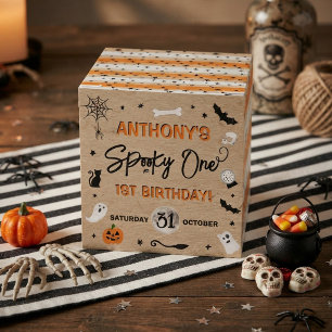 Spooky One! ハロウィン1歳の誕生日パーティー フェイバーボックス
