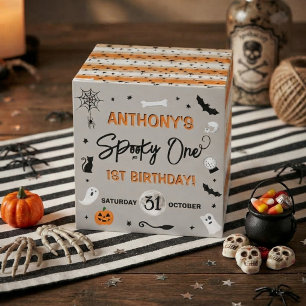 Spooky One! ハロウィン1歳の誕生日パーティー フェイバーボックス