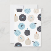  spooky One | ハロウィン1歳誕生日 | スプーキーブルース サンキューカード (裏面)